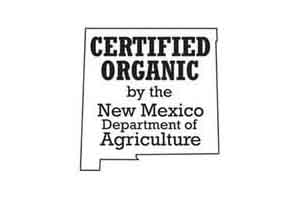 Certified by the New Mexico Dept of Agriculture