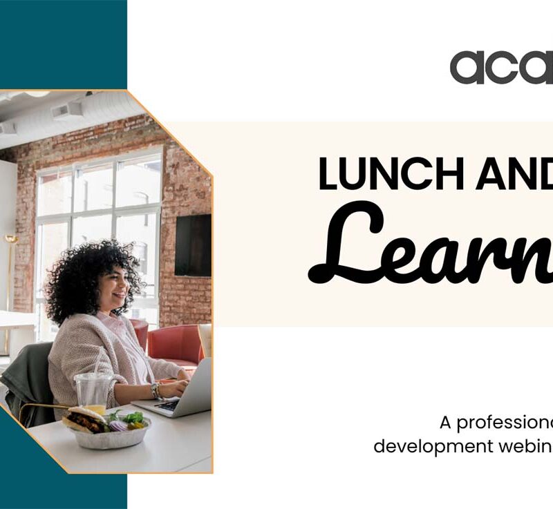 Lunch and Learn - A professional development webinar
