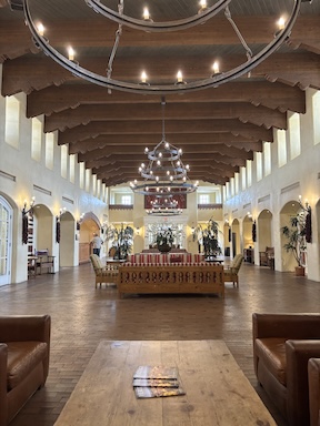 Interior lobby of Hotel Albuquerque
