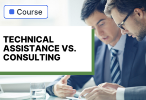 Two men in suits reviewing document